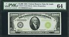 FR. 2221-H 1934 $5,000 FRN FEDERAL RESERVE NOTE PMG CHOICE UNCIRCULATED-64