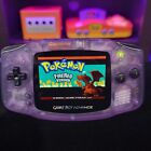 Atomic Purple GameBoy Advance GBA Console with iPS Backlight Backlit LCD MOD