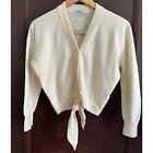 DALTON CASHMERE | 1950's VINTAGE Cashmere Cropped Cardigan | Approx Size Small