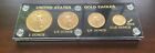 1986 American Eagle Gold Bullion 1.85 oz 4 Coin Set BU 1st Year Capital Display