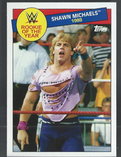 2015 Topps WWE Heritage Rookie of the Year Shawn Michaels #6