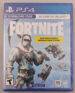 Fortnite Deep Freeze Bundle (Sony PlayStation 4, PS4 2018) Brand New / Sealed