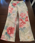 Vintage Escada Pants Size 40 Sequin,Floral, READ ALL INFO, (signature Req)
