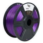 Translucent Purple PLA 1.75mm WYZworks 3D Printer Premium Filament 1kg/2.2lb
