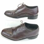 Florsheim Wingtip Lexington Oxfords Mens Dress Shoes 9.5D Leather Burgundy 17066