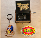 Beauty and the Beast music box + acrylic  Beauty and the Beast keychain