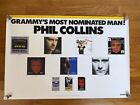 Phil Collins Grammy's Most Nominated Man Promo Poster 1991 23x34 Never Displayed