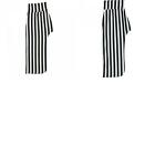 Urvana Ladies Junior Fit Stretch Body Con Striped Side Slit Maxi Skirt