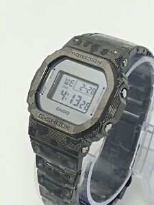 Casio DW-5600FF-8ER Mens G-Shock Watch Custom Camo Metal Mod Kit