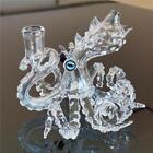 Octopus Glass Bong Water Pipe 14.4mm Male Joint Handmade Craft Heady Bongs