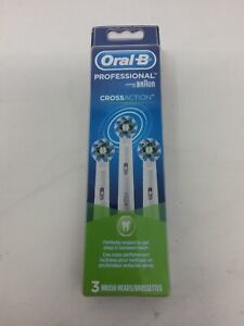 Oral-B Professional Cross Action Electric Replacement Brush Heads - 3ct White