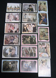 The Monkees Bubble Gum Trading Cards - Lot of 17 Trading Cards - Raybert 1967