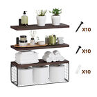 Floating Shelves Wall Mounted Wood Display Storage Shelves Kitchen Wall Decor