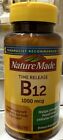 Nature Made Time Release B12 1000 mcg 75 Tabs Exp 3/2025