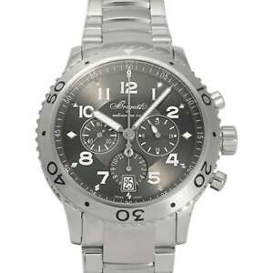 BREGUET Type XXI 3810ST/92/SZ9 Gray Dial Watch Men's