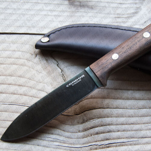 Condor Kephart Knife Joe Flowers 1075 Carbon Steel Leather Sheath CTK247-4.5HC