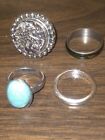 Vintage 5 Rings Jewelry Box Clean Out
