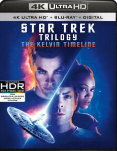 Star Trek Trilogy Collection [New 4K UHD Blu-ray] With Blu-Ray, 4K Mastering,