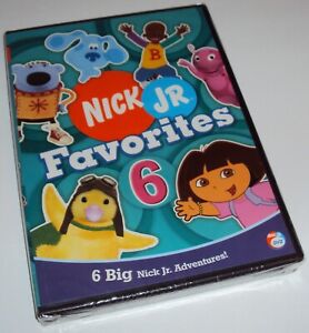 Nick Jr. Favorites Vol. 6 Six Nickelodeon (DVD NEW) Blue's Clues, Dora Explorer