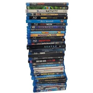 Blu-ray Lot Of 34 Blu Ray Kids Action Movies Avatar Disney Some Sealed