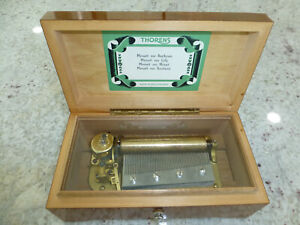 EXC Vintage Swiss Thorens Pre Reuge  Music Box 50 Key 4 Song (Watch The Video)