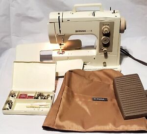 Bernina Sport 801 Sewing Machine Extension Table Pedal Extras Dented See Pics