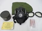 US Military M40 Gas Mask size SMALL with Bag 40mm Filter c2a1 Clear Lens Cover