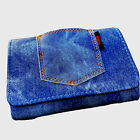Tobacco Pouch Soft Fold Wallet Case For Rolling Cigarettes Jeans Style s1
