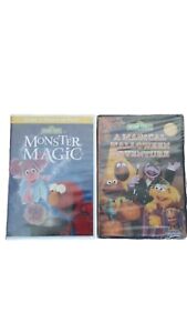 NEW! Sesame Street 2 DVD Lot: Monster Magic and A Magical Halloween Adventure