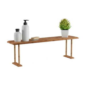 Bamboo Sink Shelf Countertop Organizer for Kitchen Bathroom Bedroom Office