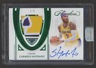 New Listing2021-22 Panini Flawless Emerald Carmelo Anthony Signed ON CARD AUTO GU Patch 5/5
