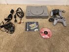 Sony Playstation 1 PS1 Console - AUTHENTIC Controllers - TESTED - Game Lot