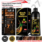 Hair Dye Shampoo 3 in 1 Hair Shampoo Instant Hair Dye Herbal Ingredients Gift US