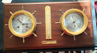 Schatz Ship Bell Clock Barometer Thermometer 7 Jewels 8day Germany Precision