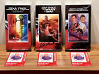 3x Star Trek VHS Lot SEALED VHS Lot SIGNED / AUTO by William Shatner - IGS Ready