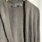 NIC+ZOE Womens Gray Knit Cardigan Long Sleeve Open Front Sweater. Size XL