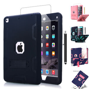 For iPad 6th/5th Generation 9.7 Inch Case Shockproof Heavy Duty Hard Stand Cover