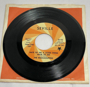 New ListingNM Tom Pacheco The Raggamuffins 1967 PROMO 45 RPM Seville Label #45-143 London