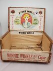 Vintage Winnie Winkie Wood Cigar Box Display Box