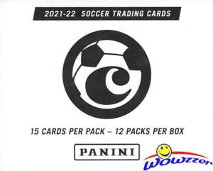 2021/22 Panini CHRONICLES Soccer Jumbo Fat CELLO Box-12 Sealed Packs-180 Cards!