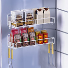New Listing2 Pack Magnetic Spice Rack Organizer Refrigerator, Metal Fridge Shelf for Kitche