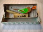Japanese Hakone Wooden Bamboo Whistle Flute Bird In Org. Box. Vtg Hand Carving