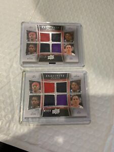 2009-10 Exquisite Collection Eights #HWKMIA Bibby, Horford, Cook, Haslem Ser#/10