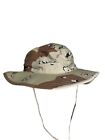 US Army Desert Storm Hot Weather Sun Chocolate Chip Camo Boonie Hat Type 2
