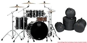 Mapex Saturn Evolution Rock Birch Piano Black Lacquer Drums Bags 22_10_12_16 NEW