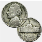 (1) Jefferson Nickel - Wartime Silver - Random Date - 1942-1945