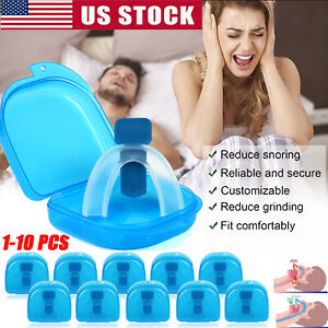 Lot Anti Snore Mouthpiece Stop Snoring Device Apnea Guard Bruxism Sleeping Aids