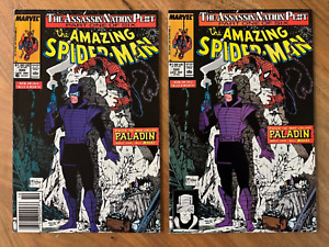 Amazing Spider-Man 320 Newsstand + Direct, Todd McFarlane, Silver Sable