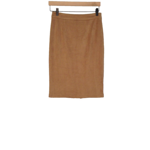 Lulu's Tan Pencil Slim Skirt | S