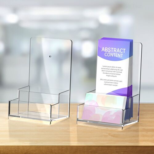 NiOffice Clear Acrylic Riser Display 2-Pack (Small)